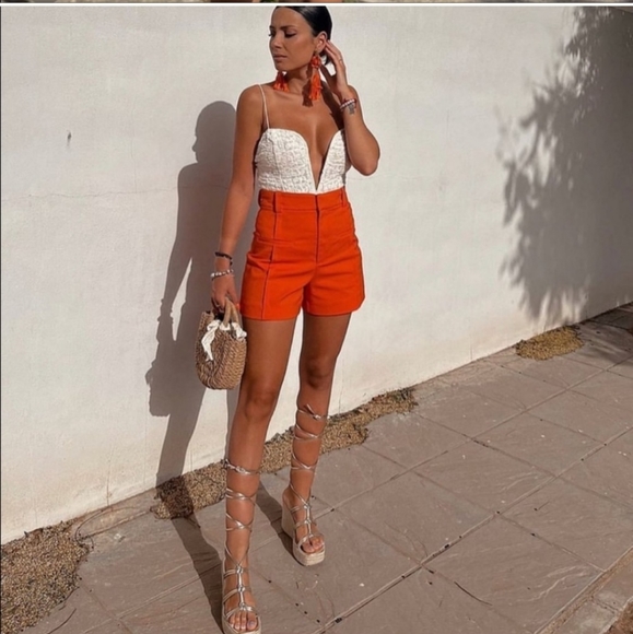 Zara Corset Bodysuit Cream - Picture 5 of 12